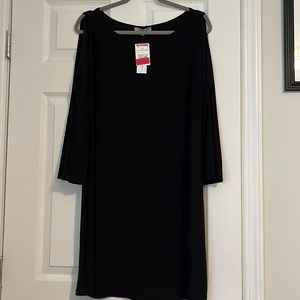 Annalee + Hope Black Long Sleeve Dress